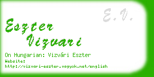 eszter vizvari business card